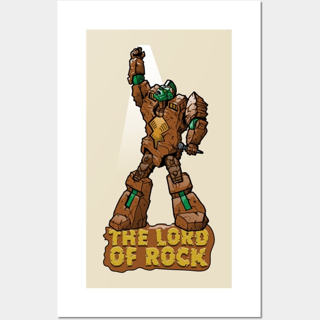 Lord of Rock Wall Art by Prototypeinks